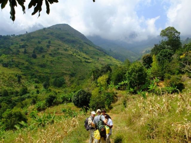 The scenery we were enjoying as we hiked