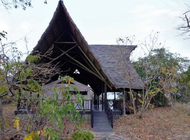 Our tent at The Rufuji River Lodge