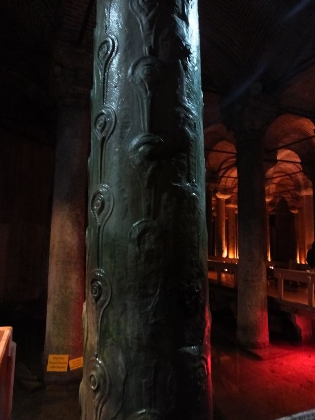 An interesting carved column.