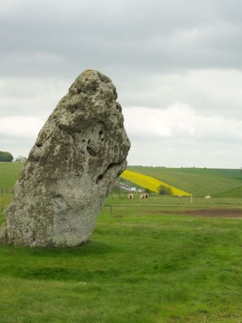 This rock sits alone many yards from Stonehenge