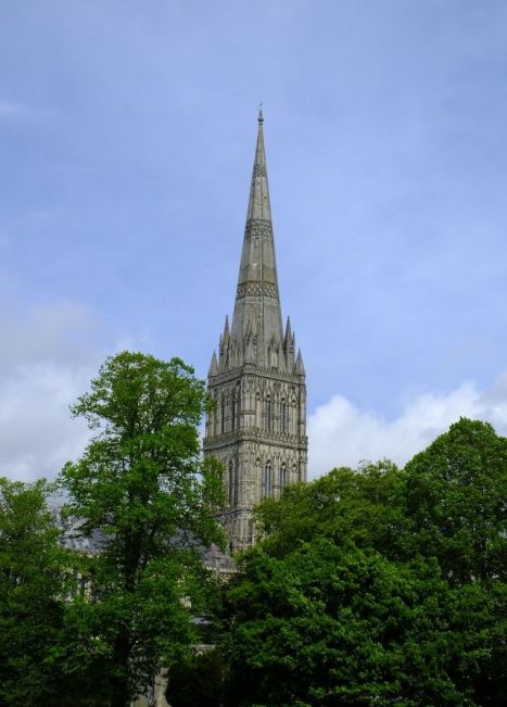 The Salisbury Cathedrals' spire