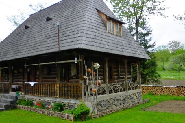 I can't believe this is the only photo I have of the house where our room was.