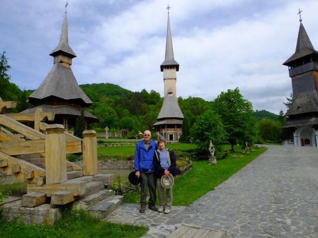 Paul and I at  Basana Monastery