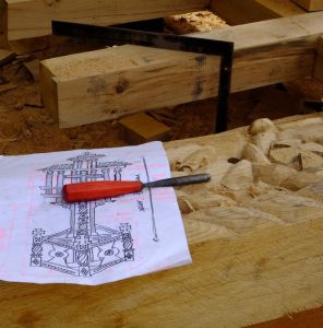 This is the plan the wood carvers were working on