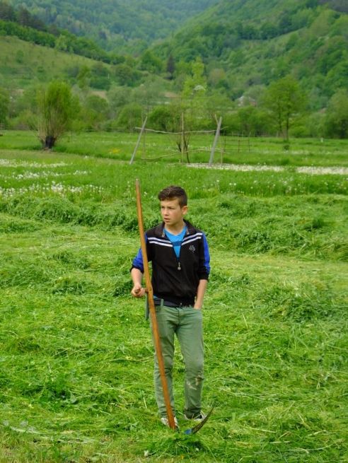 A boy and his scythe