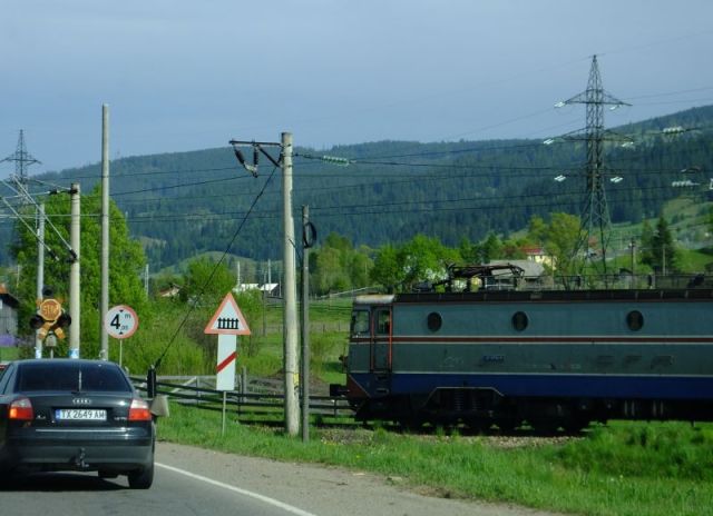 Our third out of five encounters with the same train