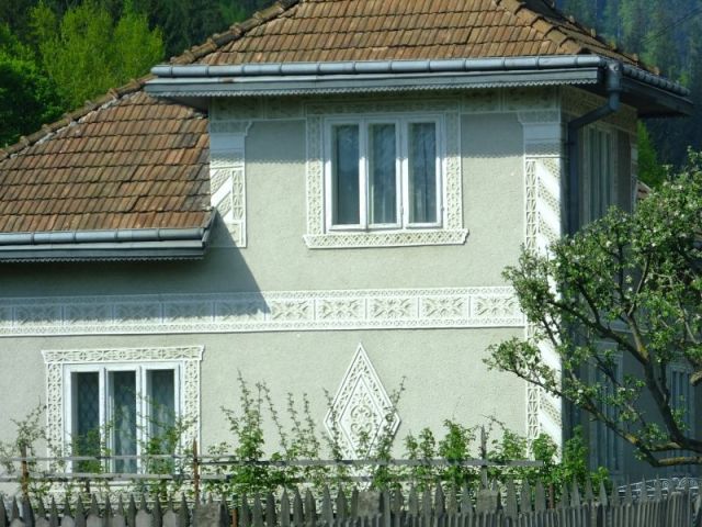 People often add decoration to the outside of their houses