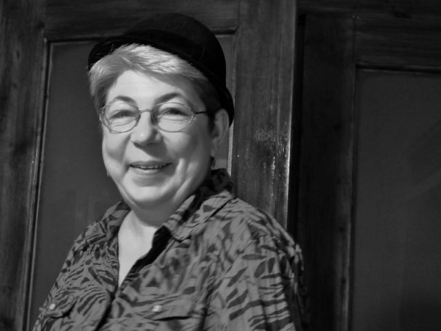 Ileana modeling one of the hats