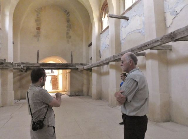 Daniel and Paul discussing the work that was done in the church