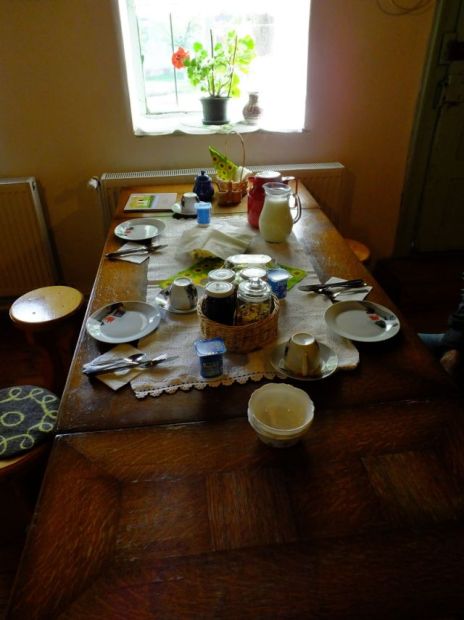 Our breakfast table