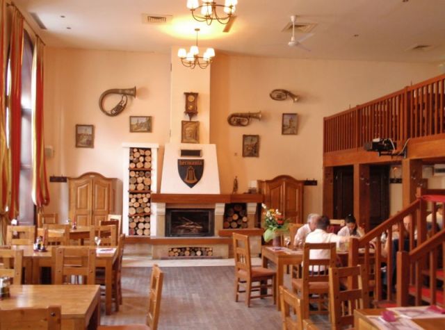 The main dining room at Hermania restaurant. Paul's photo