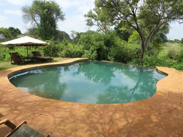 The pool at the camp 