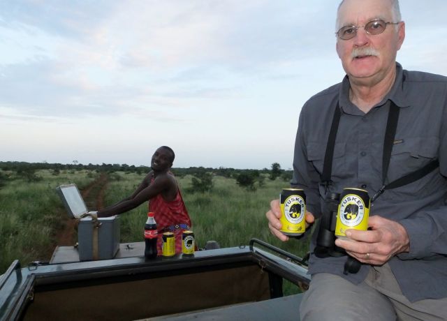 Our last sundowner in Meru