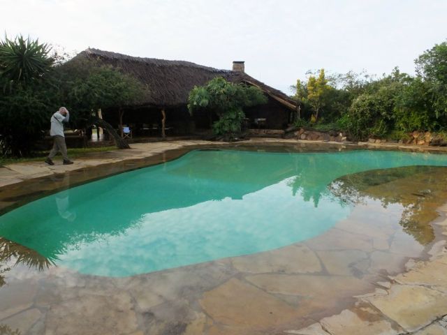Pool and dining hall and lounge where we always ate lunch
