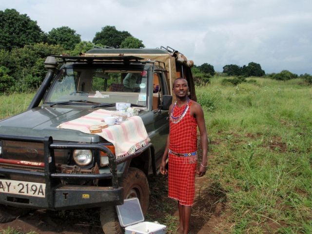 Our breakfast spot for today. Paul's photo
