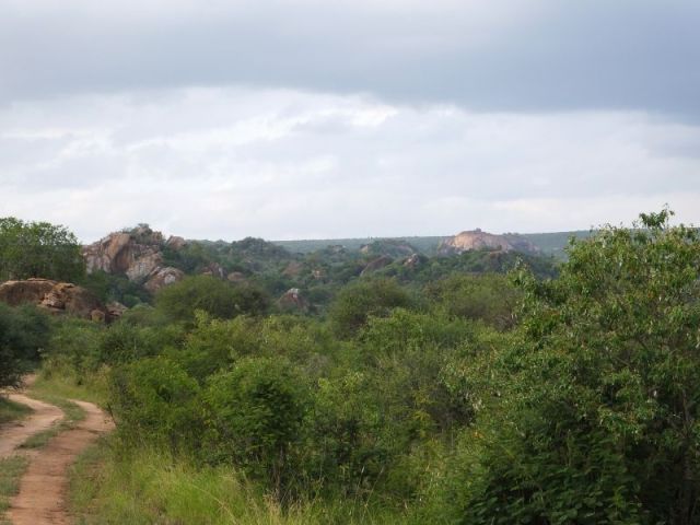 Looking over the landscape as we approach Baboon Rock