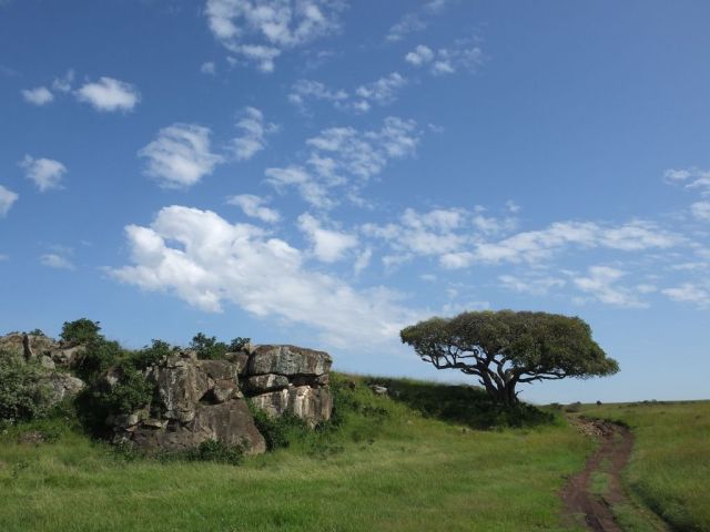 Looking back towards the entrance to Leopard Gorge. Love that sky.