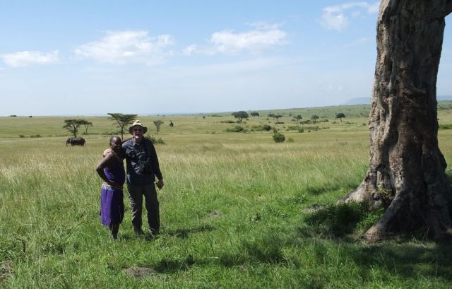 Paul and Kapen pose for a photo once Hugo decides we aren't that interesting.