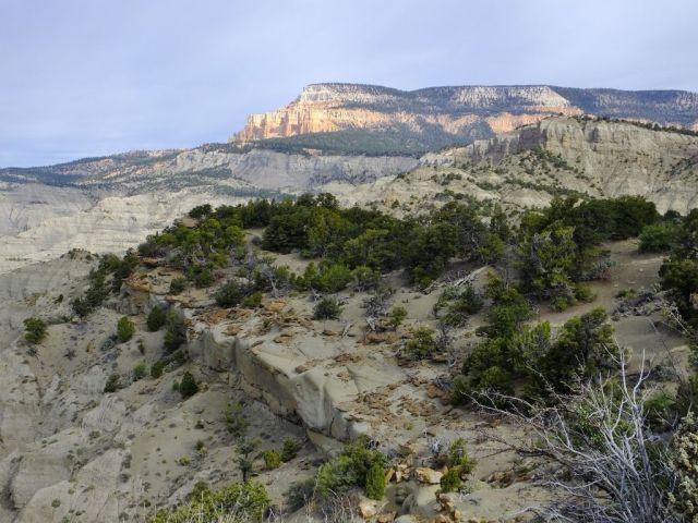 Desert landscape on drive to Escalante