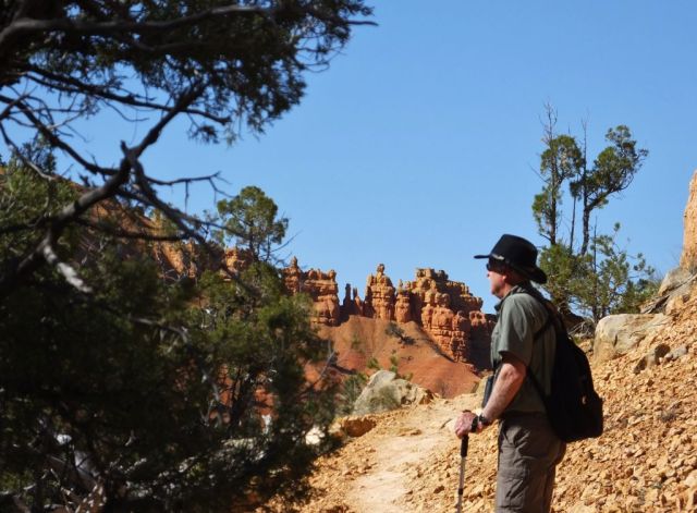 Paul checking out the scenery