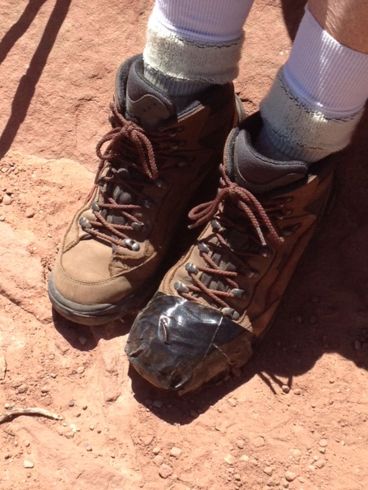 Hurray for duct tape although none of us had ever seen this tape in black before.