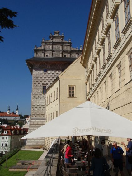 Restaurant across the street from Prague Castle. Paul's photo