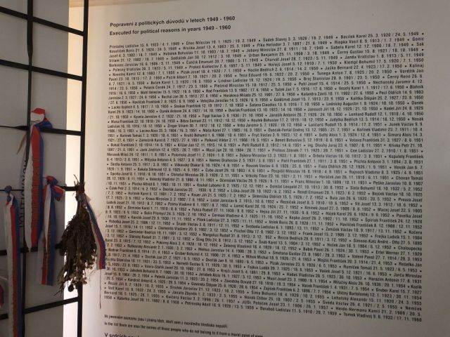 Names of the political prisoners that were executed in Vojna