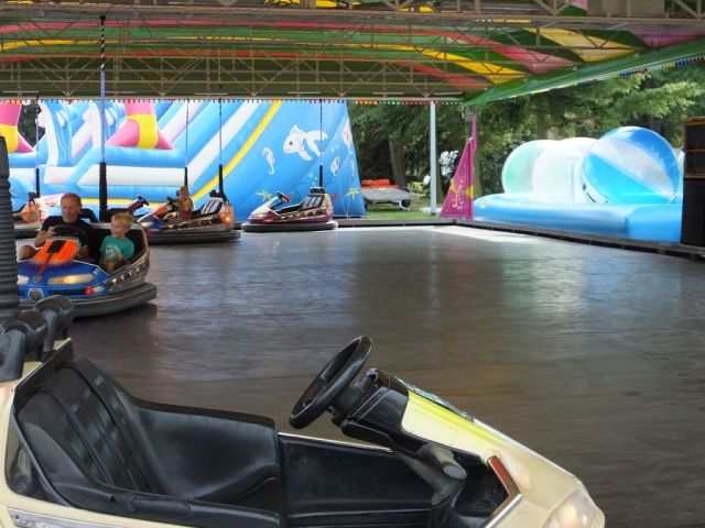 Bumper cars that brought back good memories to Milan.