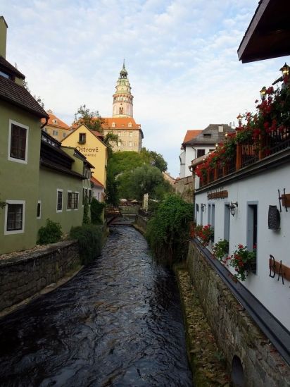 We oohed and ahhed over this scene as we crossed the bridge.