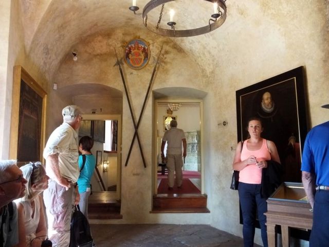 Sharka giving us an intro to the Castle museum after which we say our thanks and goodbyes to her