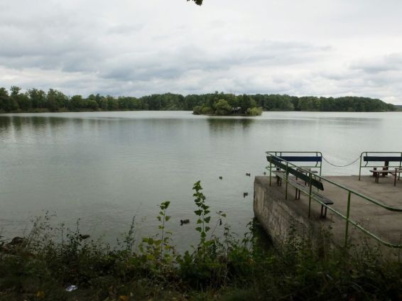 The fish "pond" that we hiked along. 