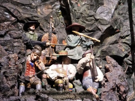 The band of muscians that actually moved as if playing their instruments.