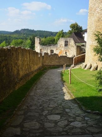 Road leading up to the entrance of the Fortress
