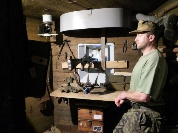 A look inside the bunker and the man who unlocked the bunker for us