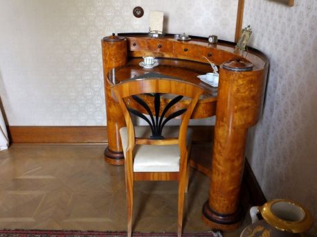 I loved this desk/chair that was in Lednice Castle