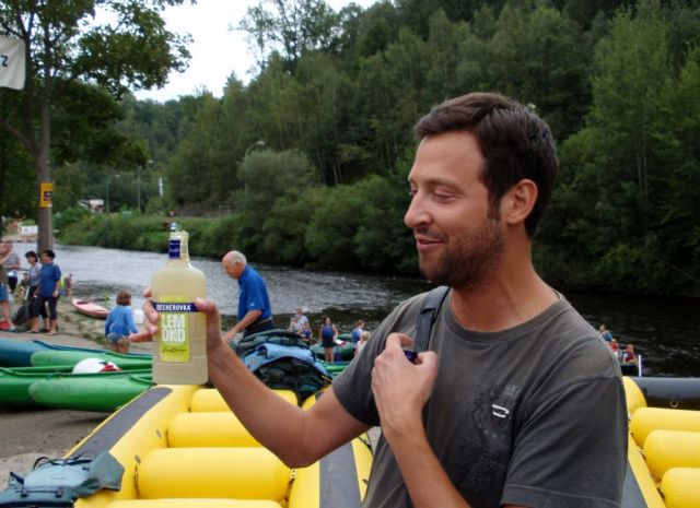 Time for the celebratory drink.