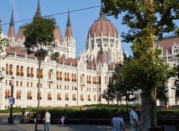 A different view of the Parliament building, I never could get the entire building in my camera frame!