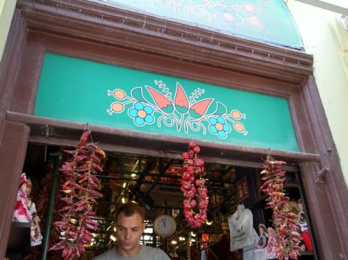 We stopped here to learn about the various types of paprika for sale