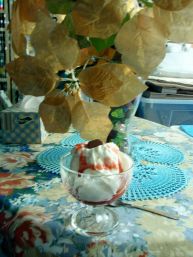 The dessert our hostesses served us. Paul's photo