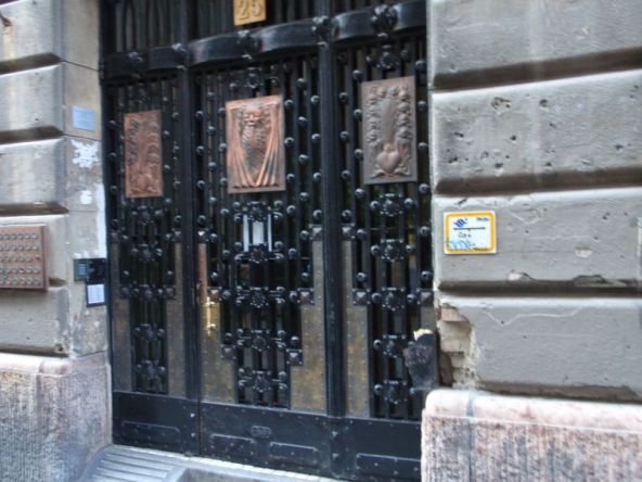 Bullet holes in the wall. Paul's photo